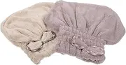 SOESFOUFU 2pcs Dry Hair Shower Cap Head Towels Impermeable Fast Dry Towel Hair Towel Wrap for Women Wet Shower Cap for Women Hat Women Cooling Shower Towel Sun Hat for Women Coral Fleece