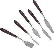Angoily 5pcs Palette Scraper Artists Professional Painting Tools for Mixing Acrylic Oil and Watercolor Durable Art Spatula for Studio and Classroom Use