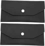 [LIFKOME] 2pcs PU Leather Wallet for Women Stylish Long Envelop Cash Pouch Durable Secure Design Accessory for Organizing Cash Documents for Various Occasions