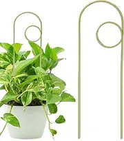 Rukjmqi Trellis for Climbing Plants Indoor, Plant Trellis for Climbing Plants, Metal Support Planter Accessories for Houseplant Vegetable Garden Tomato Cage Cucumber Grapevine Support