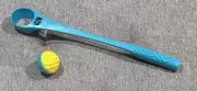Dog Ball Thrower Launcher Interactive Dog Toy with Squeaky Ball, 19.4", Blue