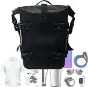 Rear Bike Bag - Waterproof Bike Trunk Bag - Multi-Functional Large-Capacity Outdoor Cycling Accessories Anti-Scratch Rack Pannier for Riding Clothing Storage