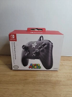 PDP Nintendo Switch Faceoff Wired Pro Controller - Super Mario Star Edition New