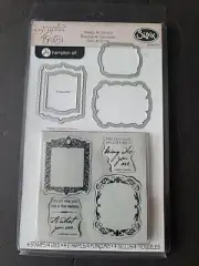 Graphic 45 Hampton Art Frames Stamps & Sizzix Framelits Die Cuts