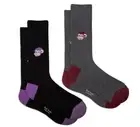 Paul Smith Socks Men's Monkey Black or Slate Sock Monkey Organic Cotton