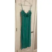 VIX Maxi Dress, Latge, Tulum Yola Tricia, Green, A60