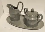 Grey Woodland Temp-tations CREAM & SUGAR SET