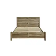 Double Size Bed Frame Natural Wood like MDF in Oak Colour