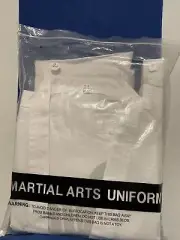 Martial Arts Uniform Quest Martial Arts White Gi, Pants and Belt Size 4 180cm