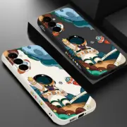 For Samsung S25 S24 Ultra S23 S22 S21 S20 FE Astronaut Shockproof TPU Case Cover