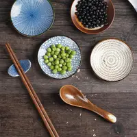 在飛比找ETMall東森購物網優惠-舒然家文藝味碟茶杯筷子架陶瓷