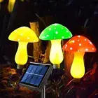 Yard Fairy String Lights Christmas Lights Solar Mushroom Light LED Light