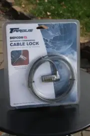 NEW Targus Notebook Cable Lock Defcon CL Combination Laptop Computer
