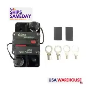 American Autowire 510598, One Black Plastic 200A Sealed Circuit Brea Ker Kit