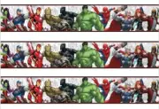 A4 Superhero Edible Wafer Border Image Cake Wrap Paper Sheet Printed