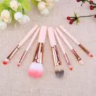7Pcs Makeup Brushes Set Lip Brush Portable Nose Contour Brush for Outdoor Travel