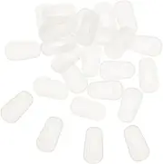 COOLHIYA Adjustable Glasses Nose Pads 12 Pairs Black Silicone Nose Pads for Eyeglasses Non- Comfortable