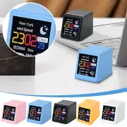WIFI Smart Display Alarm Clock with Weather, Calendar, Temperature Desktop Clock