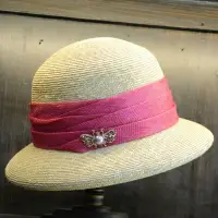 在飛比找樂天市場購物網優惠-草帽遮陽帽-麻紗小蜜蜂裝飾時尚女帽子2色73ti23【獨家進