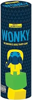 USAopoly Wonky: The Unstable Adult Party Game, Multicolor