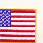 Embroidered Patches American Flag Iron On Patches For Clothes Hats Pants