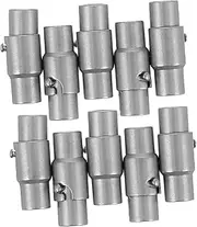 TEHAUX 10pcs Bracelet Cord Connectors for Jewelry Making DIY Bracelet Buckles Necklace Clasp