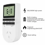 240V Timer Switch Socket Electronic Digital au Plug Timer Programmable