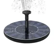 Solar Fountain 16CM Floating Fountain For Bird Pots Fountain With Solar Panel