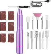Drill for Nails - Cordless Electric Nail Drill Machine,Polishing Set with Nail Drill Bits, Hand Foot Care Tool for Home Salon Use, Manicure Pedicure Kit