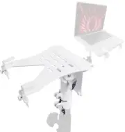 ProX X-LTF01WH Universal Laptop Tray + VESA Monitor Mounting Bracket White