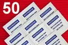 50 ALCOHOL WIPES MEDI SWABS FOR TATTOO STENCILS PIERCING NAILS FREE POST