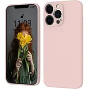 MCC iPhone 13 Pro Soft Liquid Silicone Shockproof Case Cover Apple 13Pro [Pink]