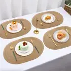 Oval Heat Resistant Pad Washable Pot Mat for Dining Table