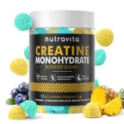 Creatine Monohydrate Gummies for Men & Women-5g of Creatine Monohydrate per S...