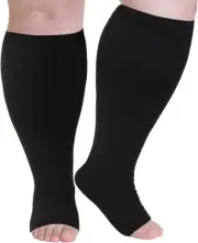 Open Toe Compression Socks for Men & Women 4XL Toeless Medical Compression Socks