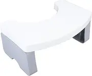 Foldable Toilet Potty Stool Portable Squatting Potty Foot Stool for Health Benefits Travel (White)