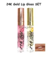 PX 24K Gold Lip Gloss Lip Topper Clear 2 PCS SET