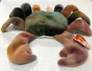 Ty Beanie Babies Retired Claude the Crab,1996 Mint Condition