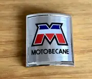 Motobecane Head badge - Chrome with decal - old school bmx