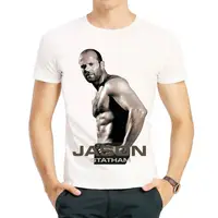 在飛比找蝦皮購物優惠-杰森斯坦森T恤衫白色明星夏季短袖衣服男女Jason Stat