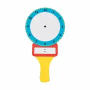 2 x Dry Erase Clocks Students Learners How to Tell Time Teaching Resource