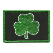 VELCRO® BRAND Fastener Morale HOOK PATCH Irish Clover Full Color 3x2"