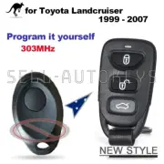 Suits for Toyota Landcruiser 100 Series 1999 - 2007 Remote Control Key Fob