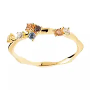 PDPaola An Five 18k Gold Plated Ring