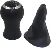 Tsinesla Car Gearshift Shifter Knob 5 Speed for Toyota for Yaris II 2 MK2 2005-2011 Manual Gearbox Handle Cover Gear Shift Knob Boot Lever Switch Handle Car Gear Shift Knob