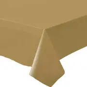 Gold Rectangle Paper Tablecloth