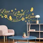 Removable Wall Decor Family Wall Decals Acrylic Mirror Quotes Wall Stickers