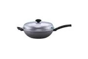 Essteele Per Benessere Ceramic Nonstick Covered Wok With Helper Handle 32cm