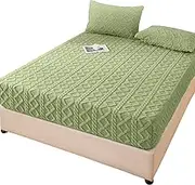 Xasbseulk Plush Bed Covers | Velvet Mattress Cover Shrinkage Resistant - Velvet Elastic Fitted Sheet, Warm Bedspread, Fade Resistant for Fall Winter and Spring