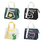 B# Portable Triangle Picnic Bags Aluminum Film Insulated Cooler Lunch Box Pouch